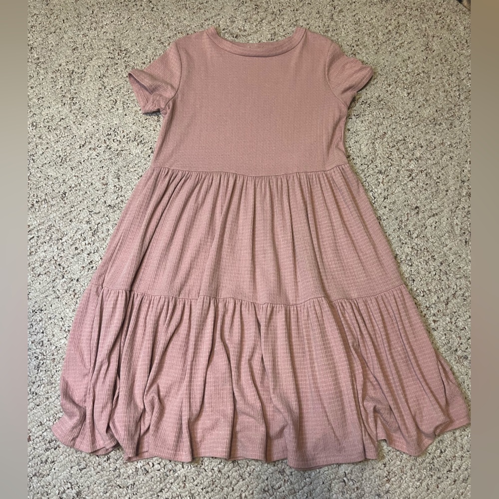 Marshalls Pink Short Sleeve Dress